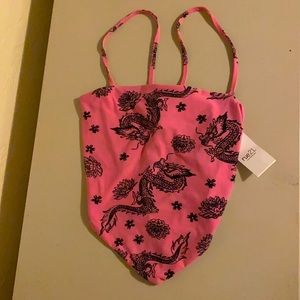 Woman’s dragon crop top